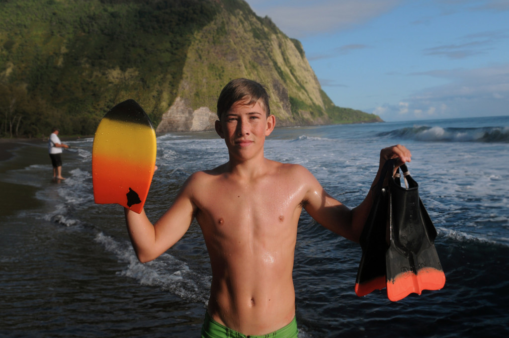 Ford Stallsmith, Waipio Valley - photo: Sally Lundburg